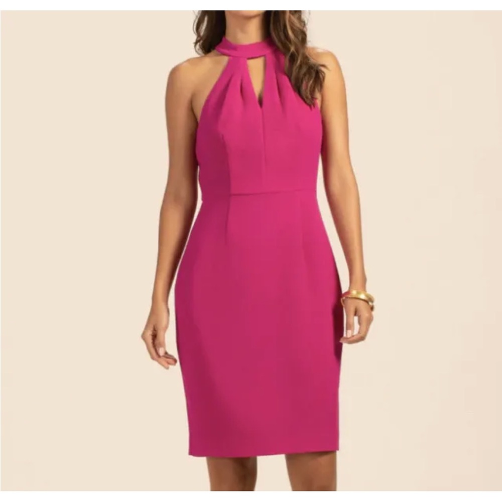 Trina Turk Jovial Dress Warm Magenta